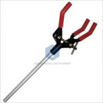 Retort Clamp, 3 Finger, Rubber Sleeve